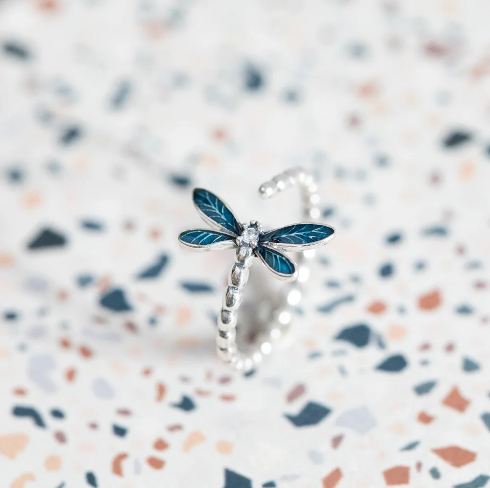 Dragonfly Ring (S925) - Picture 5 of 8